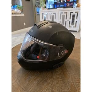 Sedici Sistema 2 Matte Black Motorcycle Helmet, XXXL, 3XL